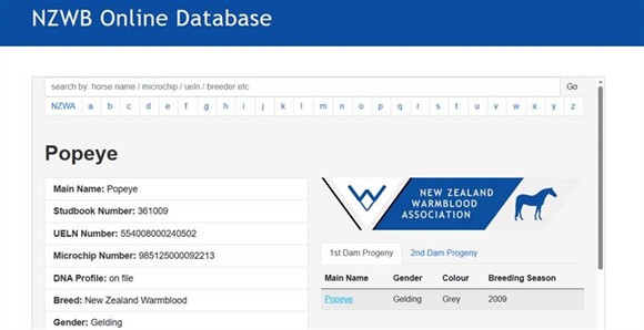 Public Access to the NZWA Registration Database